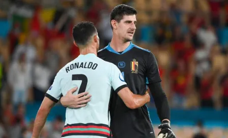 Eurocopa: ¿Qué le dijo Cristiano a Courtois al final del Bélgica vs Portugal?