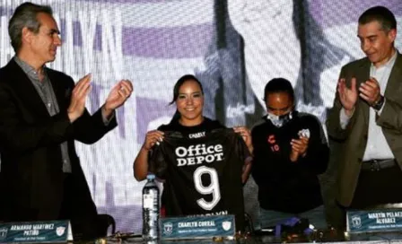 Charlyn Corral en presentación con Tuzas: 'En ningún momento dudé en venir'