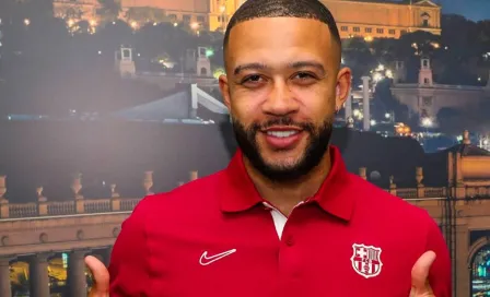 Barcelona: Memphis Depay llegó a la ciudad y se reporta como culé