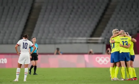 Tokio 2020: Estados Unidos sufrió goleada ante Suecia en debut de futbol femenil