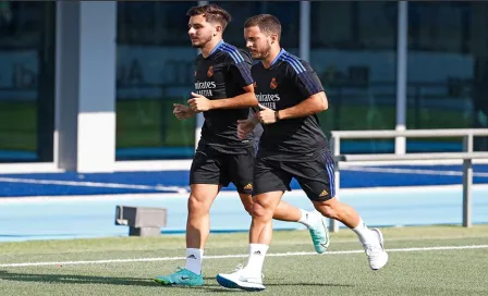 Real Madrid: Hazard, Carvajal, Mariano y Mendy entrenaron por separado