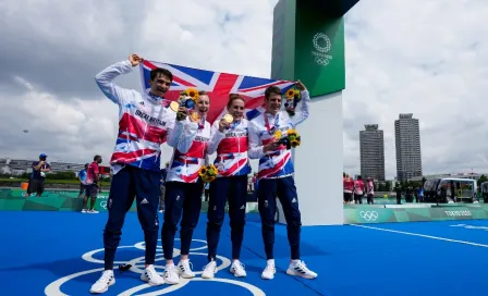 Tokio 2020: Gran Bretaña ganó el primer oro en relevos mixtos de triatlón