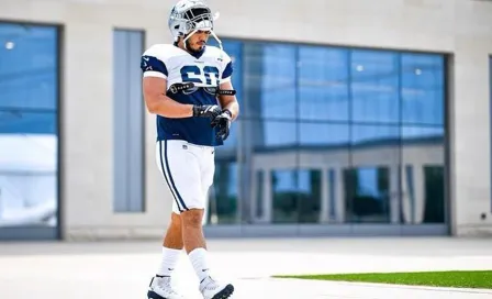 NFL: Isaac Alarcón, liniero ofensivo mexicano, debutó en pretemporada de Dallas