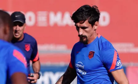 Atlético de Madrid: Stefan Savic regresó a los entrenamientos