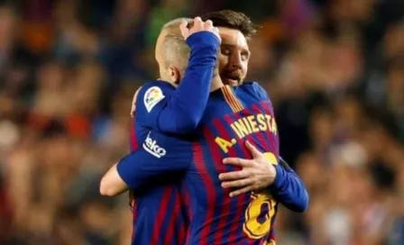 Andrés Iniesta a Messi: "Imaginar al club sin ti se me hace difícil"