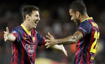 Dani Alves respondió al deseo de Lionel Messi de superar su récord de títulos