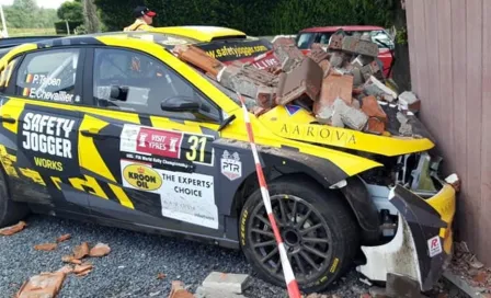 WRC: Piloto chocó contra una casa en Rally de Bélgica