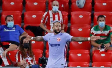 Barcelona: Memphis Depay se estrenó como goleador en empate ante Athletic Club