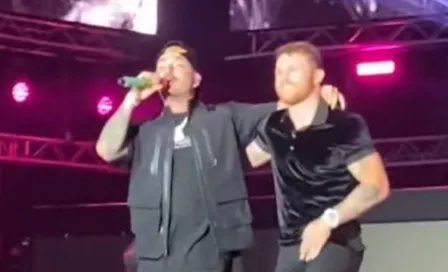 Video: Canelo Álvarez acompañó a J Balvin en el Baja Beach Fest