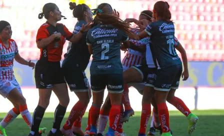 Video: Victoria de Necaxa sobre Puebla termina en conato de bronca en la Liga MX Femenil