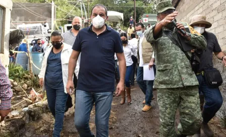 Cuauhtémoc Blanco: Visitó Tlayacapan tras afectaciones por fuertes lluvias