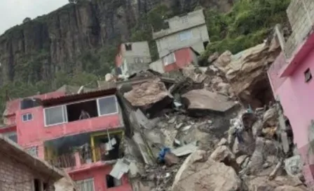 Video: Se desgaja parte del cerro del Chiquihuite en Tlalnepantla, Estado de México