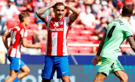 Héctor Herrera: Tuvo minutos en el empate sin goles entre el Atlético de Madrid y el Athletic