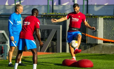 Barcelona: Kun Agüero y Dembélé regresaron a los entrenamientos