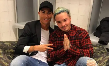 J Balvin y Cristiano Ronaldo presumieron videollamada preparando una posible colaboración