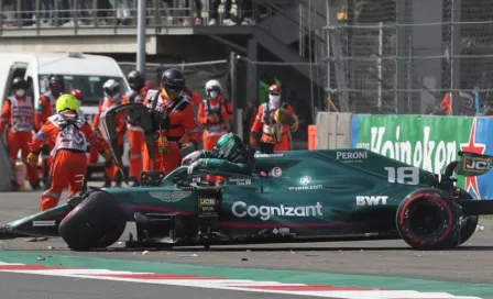 Gran Premio de México: Lance Stroll sufrió 'impactante' accidente en prueba de calificación