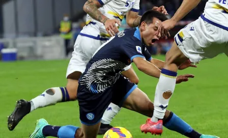 Chucky Lozano: Napoli empató con Hellas Verona y pone en riesgo el liderato