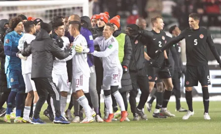 Canadá vs México: Entre empujones y mentadas terminó el partido