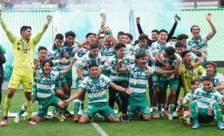 Sub 20: Santos vino de atrás en el global ante Cruz Azul y se proclamó campeón