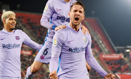 Barcelona: Venció a Mallorca con gol de Luuk de Jong