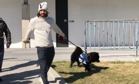 Rayados: Rodolfo Pizarro vistió a su perro con playera de Monterrey