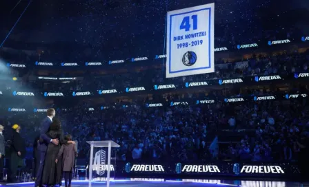 NBA: Dallas Mavericks retiró el número 41 en honor a Dirk Nowitzki