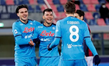 Chucky Lozano: Napoli venció al Bologna con dos goles del mexicano