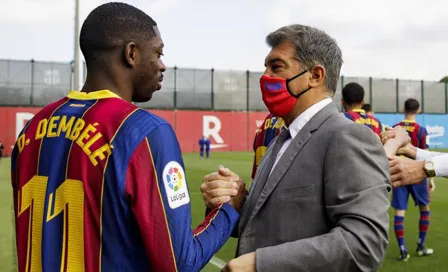 Laporta sobre Dembélé: 'Parece que tiene un acuerdo con otro club'