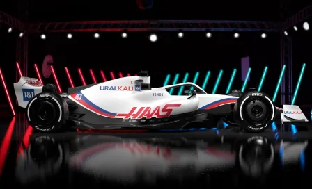 F1: Haas presentó el primer monoplaza de la temporada 2022