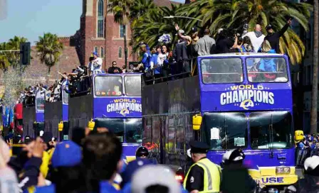 NFL: Los Ángeles Rams celebraron su triunfo del Super Bowl con un magnífico desfile