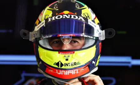 Checo Pérez presentó el casco que utilizará con Red Bull para la temporada 2022