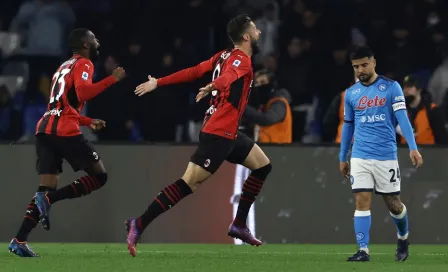 Chucky Lozano: Napoli cayó ante el Milan en duelo directo por la lucha de la Serie A