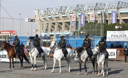 Cruz Azul vs Pumas: Seguridad exhaustiva en los accesos del Estadio Azteca