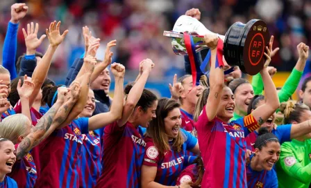 Barcelona Femenil se proclamó tricampeón de Liga tras golear al Real Madrid