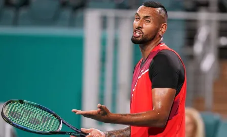 ATP: Kyrgios, multado con 25 mdd por lanzar raqueta y decir groserías