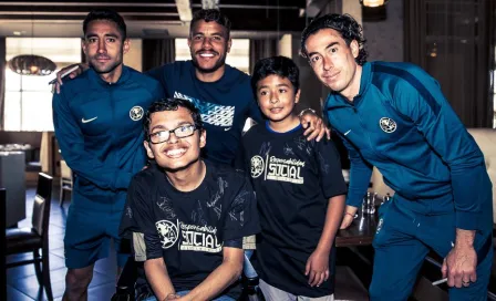 América convivió con niños del CRIT San Antonio