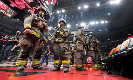 NBA: Raptors vs Pacers, suspendido por un incendio en la arena