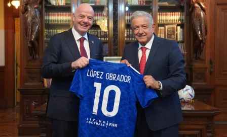 FIFA: Gianni Infantino visitó al Presidente de la República en Palacio Nacional