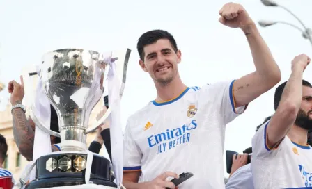 Real Madrid: Courtois mandó un 'mensaje' al Barça tras el título merengue