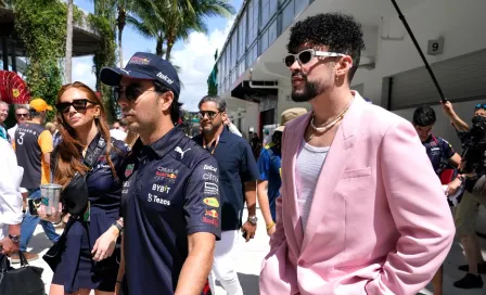 Checo Pérez y Bad Bunny convivieron previo al GP de Miami