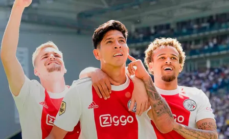 Edson Álvarez marcó tercer gol en fila en empate del Ajax ante el Vitesse 