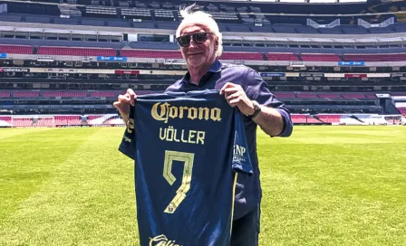 América: Rudi Völler, exjugador alemán, visitó el Estadio Azteca