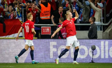 UEFA Nations League: Noruega derrotó a Suecia gracias a un doblete de Haaland