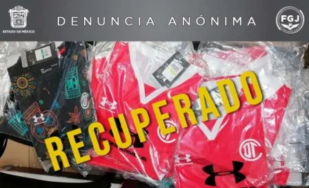 Toluca: Jerseys que fueron robados han sido recuperados por las autoridades