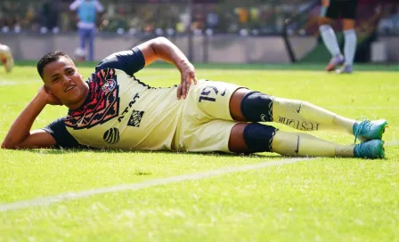 América: Román Martínez volvió a festejar 'a lo Cuauhtémoc Blanco'