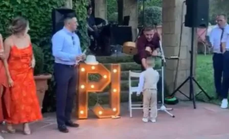 Video: Niño de 3 años entonó el himno de La Décima del Real Madrid en una boda