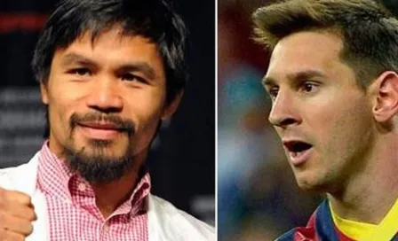 Manny Pacquiao confesó su deseo sobre Messi: "Ojalá que vuelva al Barcelona"