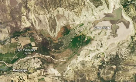 Nasa reveló imágenes sobre la sequía de la presa de Cerro Prieto en Nuevo León