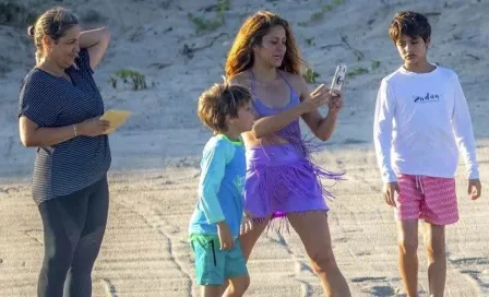 Shakira: Sin Piqué, vacacionó en playas de México junto a sus hijos