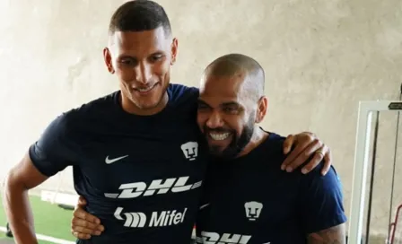 Dani Alves e Higor Meritao echaron taco al sur de la CDMX